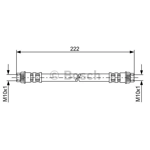 Garantía Incluida Tubo flexible de frenos BOSCH 1987476914