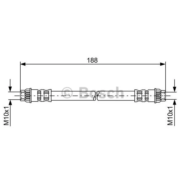 Tubo flexible de frenos BOSCH 1987476917 Oferta Limitada