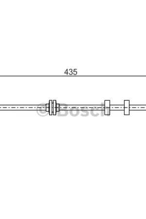 Tubo flexible de frenos BOSCH 1987476878 Novedad