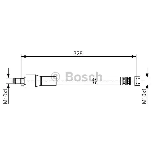 Tubo flexible de frenos BOSCH 1987481001 Precio Rebajado