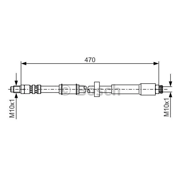 Stock Limitado Tubo flexible de frenos BOSCH 1987481004