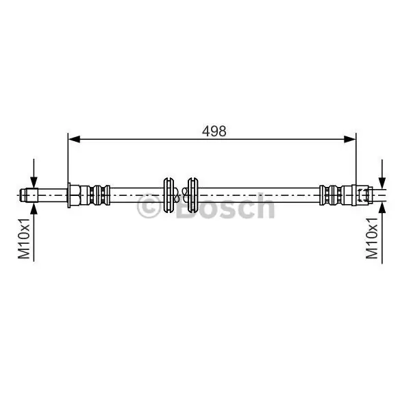 Ocasión Especial Tubo flexible de frenos BOSCH 1987481006