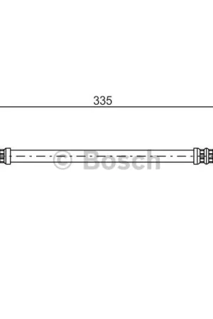Tubo flexible de frenos BOSCH 1987476955 Precio Económico