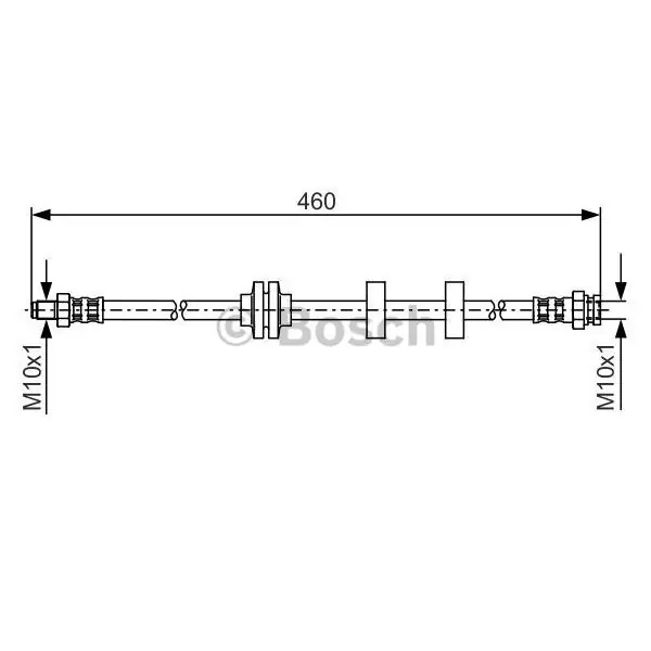 Oferta Limitada Tubo flexible de frenos BOSCH 1987476972