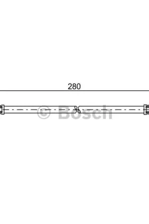 Tubo flexible de frenos BOSCH 1987476985 Venta Final