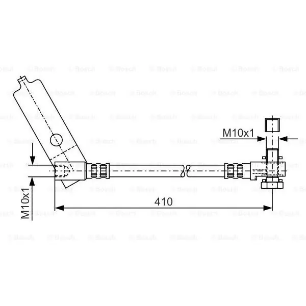 Tubo flexible de frenos BOSCH 1987481046 Oferta Flash