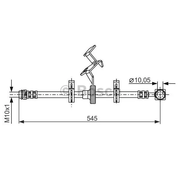 Tubo flexible de frenos BOSCH 1987481077 Comprar En Línea