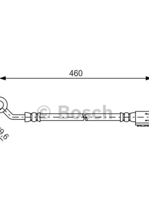 Tubo flexible de frenos BOSCH 1987481083 Imprescindible (Must-Have)