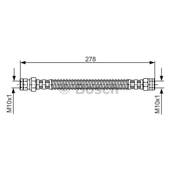 Máxima Calidad Tubo flexible de frenos BOSCH 1987481280