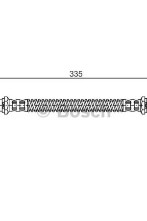 Súper Precio Tubo flexible de frenos BOSCH 1987481281