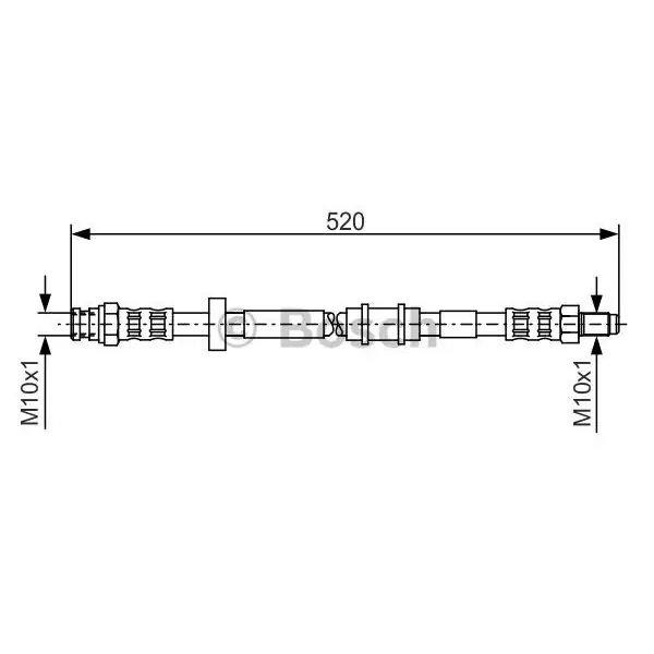 Barato Tubo flexible de frenos BOSCH 1987481158