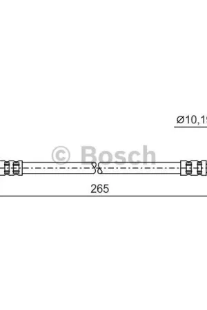 Tubo flexible de frenos BOSCH 1987481128 Disponible Ahora