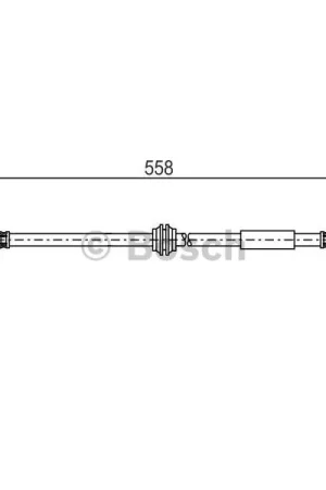 Tubo flexible de frenos BOSCH 1987481182 Garantía Incluida