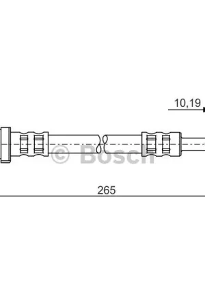 Tubo flexible de frenos BOSCH 1987481291 Oferta
