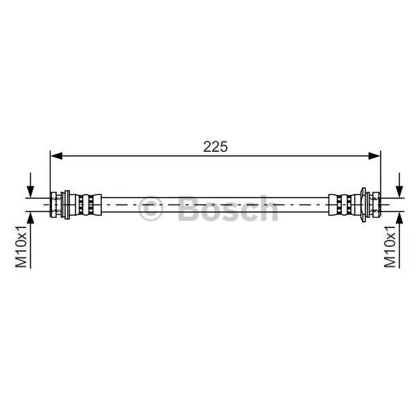 Tubo flexible de frenos BOSCH 1987481387 Oferta Especial