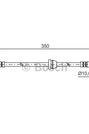 Tubo flexible de frenos BOSCH 1987481388 Oferta Especial