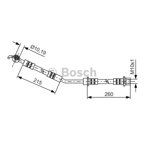 Máxima Calidad Tubo flexible de frenos BOSCH 1987481409