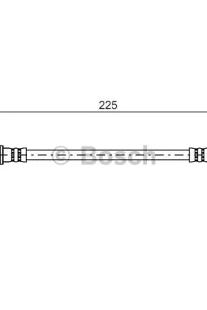 Tubo flexible de frenos BOSCH 1987481413 Certificado