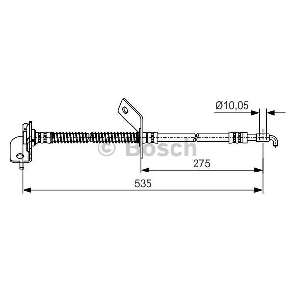 Tubo flexible de frenos BOSCH 1987481414 Ocasión Especial
