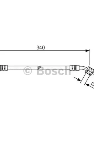 Tubo flexible de frenos BOSCH 1987481424 Pedido Al Por Mayor