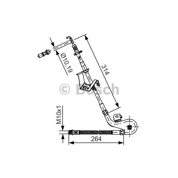 Moderno Tubo flexible de frenos BOSCH 1987481427