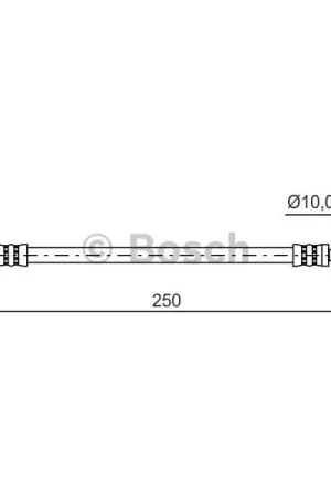 Tubo flexible de frenos BOSCH 1987481435 Nueva Colección