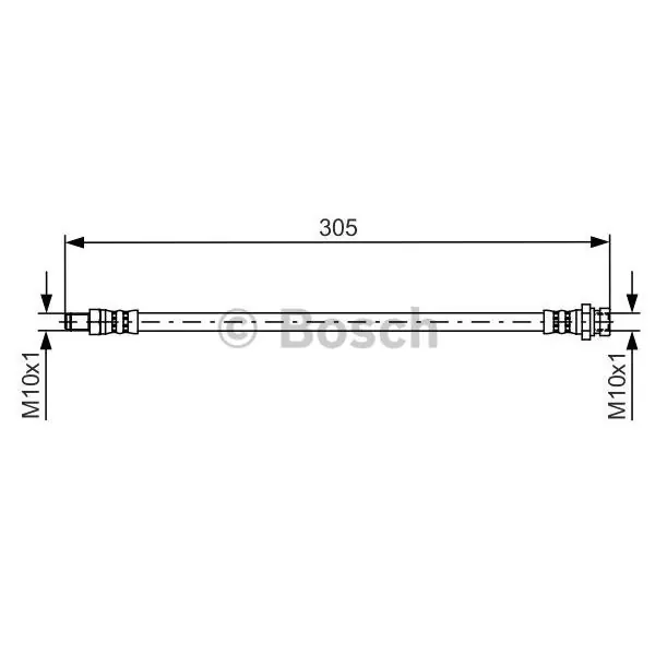 Oferta Especial Tubo flexible de frenos BOSCH 1987481442