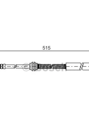 Tubo flexible de frenos BOSCH 1987481447 Original