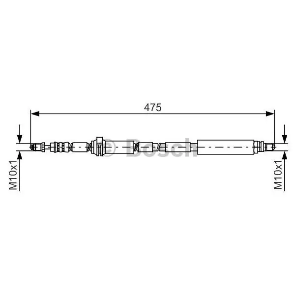 Tubo flexible de frenos BOSCH 1987481449 Oferta Flash