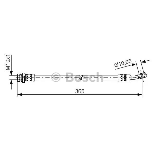 Premium Tubo flexible de frenos BOSCH 1987481456