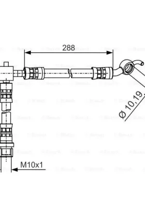 Tubo flexible de frenos BOSCH 1987481486 Barato