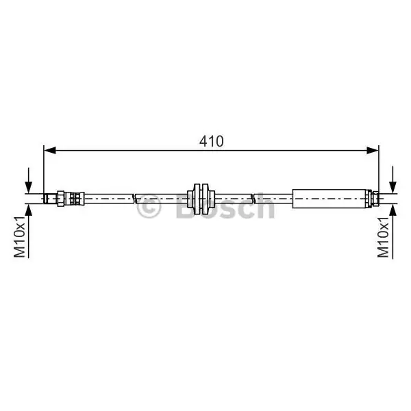 Tubo flexible de frenos BOSCH 1987481492 Marca Reconocida