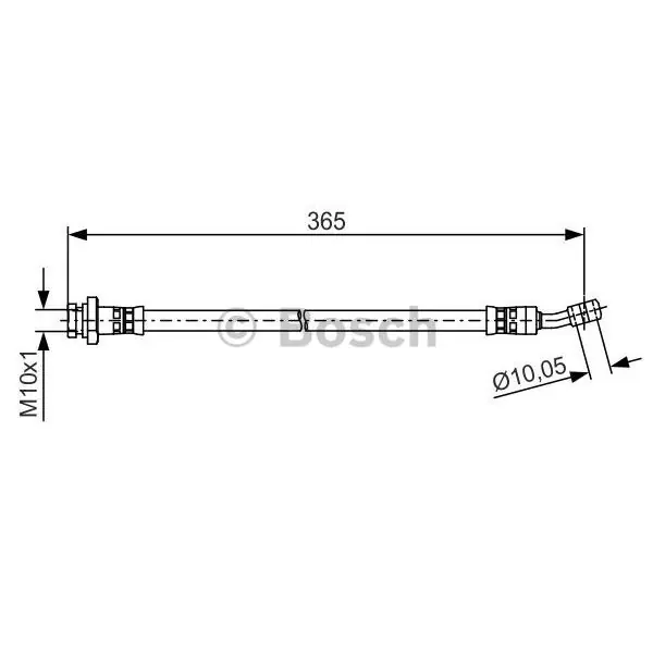 Tubo flexible de frenos BOSCH 1987481499 Mejor Calidad