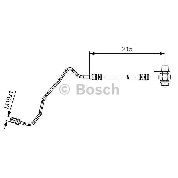 Tubo flexible de frenos BOSCH 1987481532 Ordena Ya