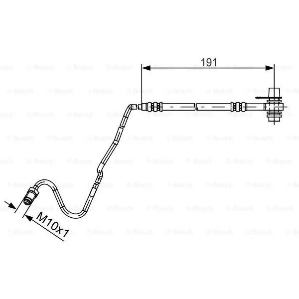 Stock Limitado Tubo flexible de frenos BOSCH 1987481537