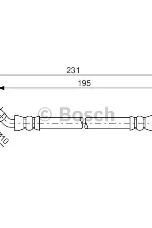 Tubo flexible de frenos BOSCH 1987481562 Oferta Flash