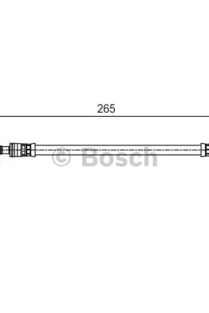 Tubo flexible de frenos BOSCH 1987481519 Disponible Ahora