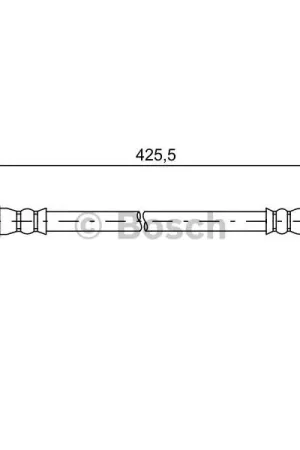 Tubo flexible de frenos BOSCH 1987481610 Descuento