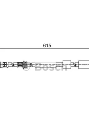Moderno Tubo flexible de frenos BOSCH 1987481615