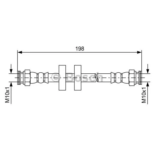 Tubo flexible de frenos BOSCH 1987481581 Oferta Limitada