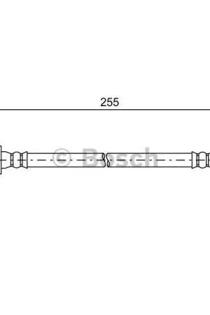 Tubo flexible de frenos BOSCH 1987481585 Auténtico