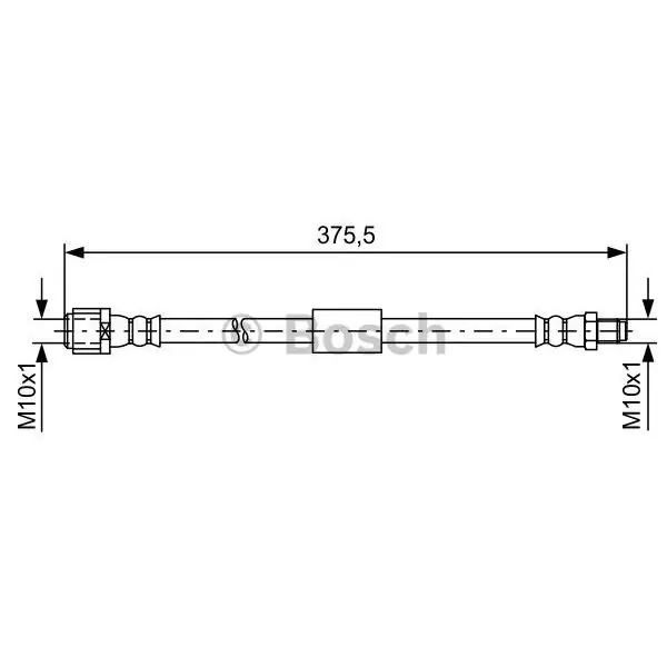 Garantía Incluida Tubo flexible de frenos BOSCH 1987481608