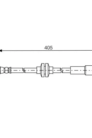 Tubo flexible de frenos BOSCH 1987481671 Certificado