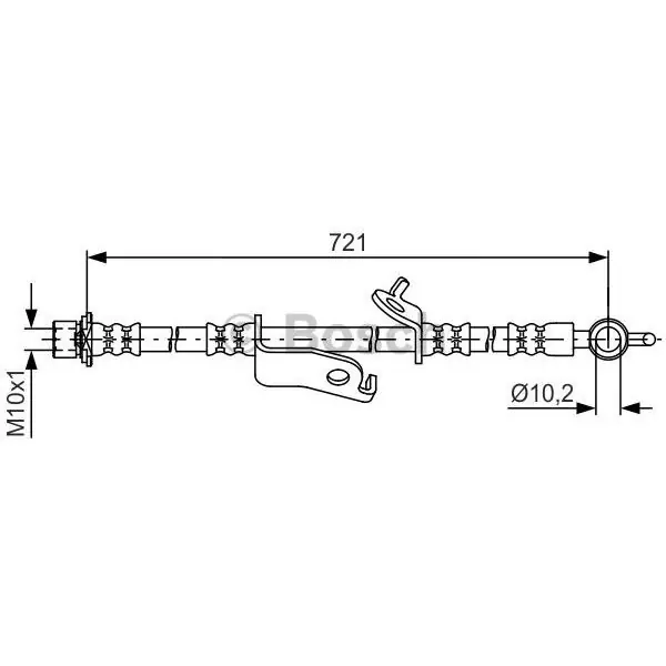 Mejor Calidad Tubo flexible de frenos BOSCH 1987481636