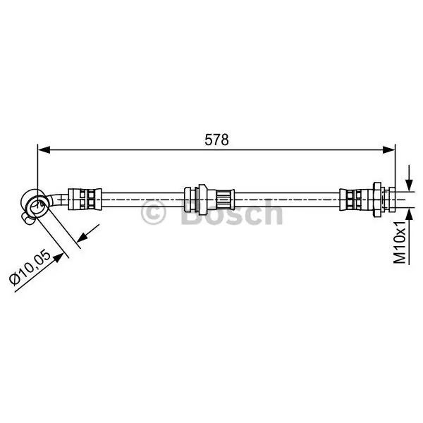 Rebajas Tubo flexible de frenos BOSCH 1987481649
