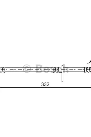 Tubo flexible de frenos BOSCH 1987481654 Oferta De Temporada