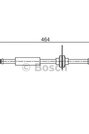 Tubo flexible de frenos BOSCH 1987481702 Novedad