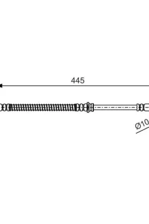 Tubo flexible de frenos BOSCH 1987481723 Oferta