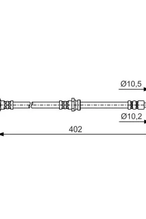 Tubo flexible de frenos BOSCH 1987481A46 Disponible Ahora