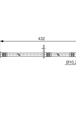 Tubo flexible de frenos BOSCH 1987481A58 Stock Limitado
